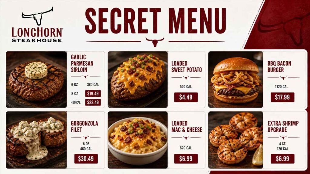LongHorn Steakhouse secret menu