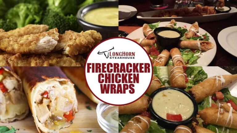 longhorn firecracker chicken wraps Menu